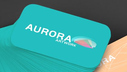 Aurora logo design, Photography logo