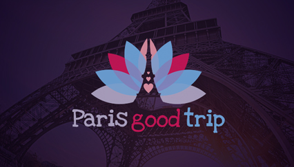 Paris lifestyle logo, Eiffel tower logo