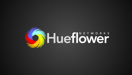 hue logo design, Hue flower logo