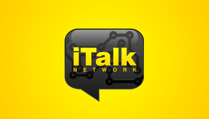 talk logo, talk bubble logo design